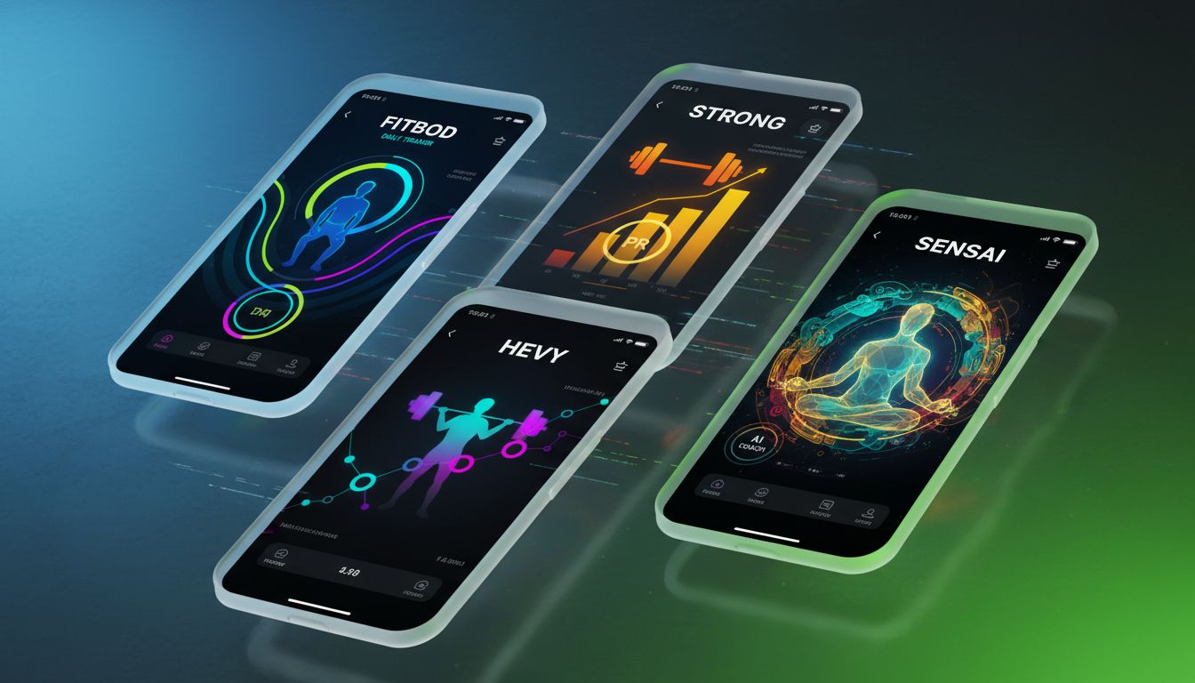 Fitbod, Strong, Hevy, and SensAI: A 2025 Feature Showdown