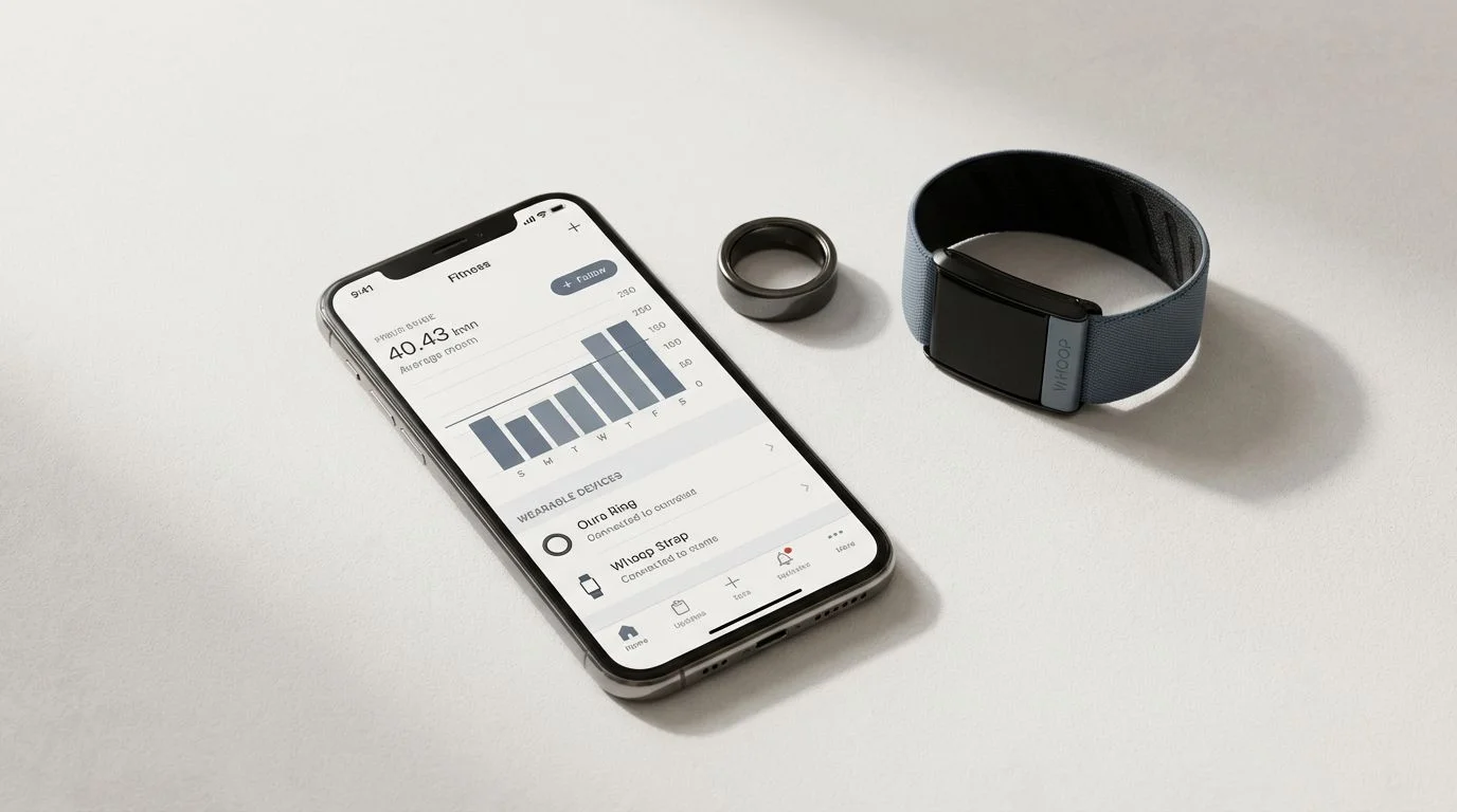 Fitness Apps Integrated with Oura and Whoop for HRV Control