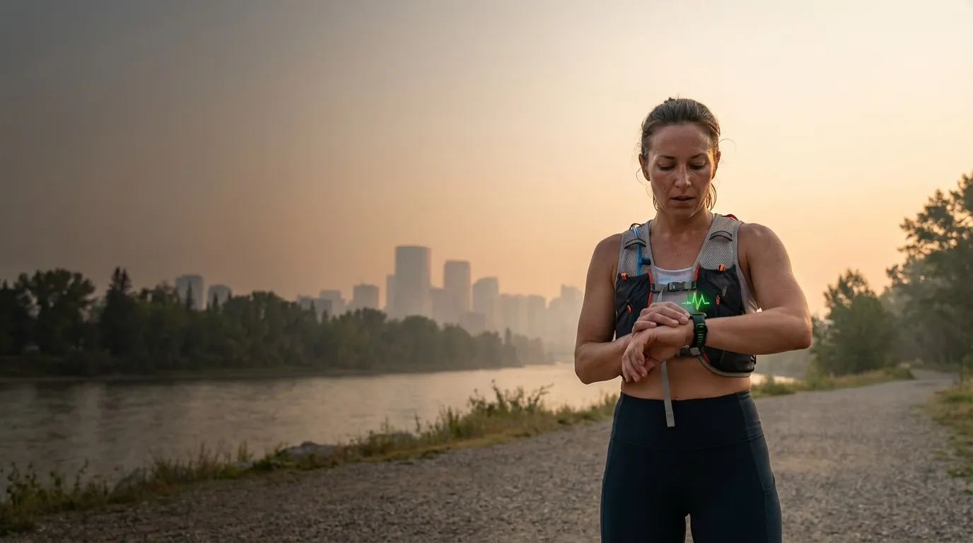 Can You Run in Poor Air Quality? AQI Thresholds for Cardio + Heart-Rate/HRV Warning Signs